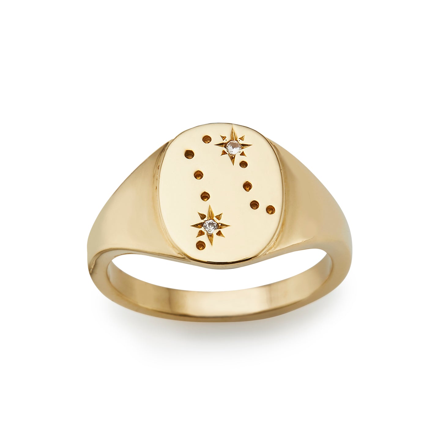 Astrology Signet Ring - Gemini