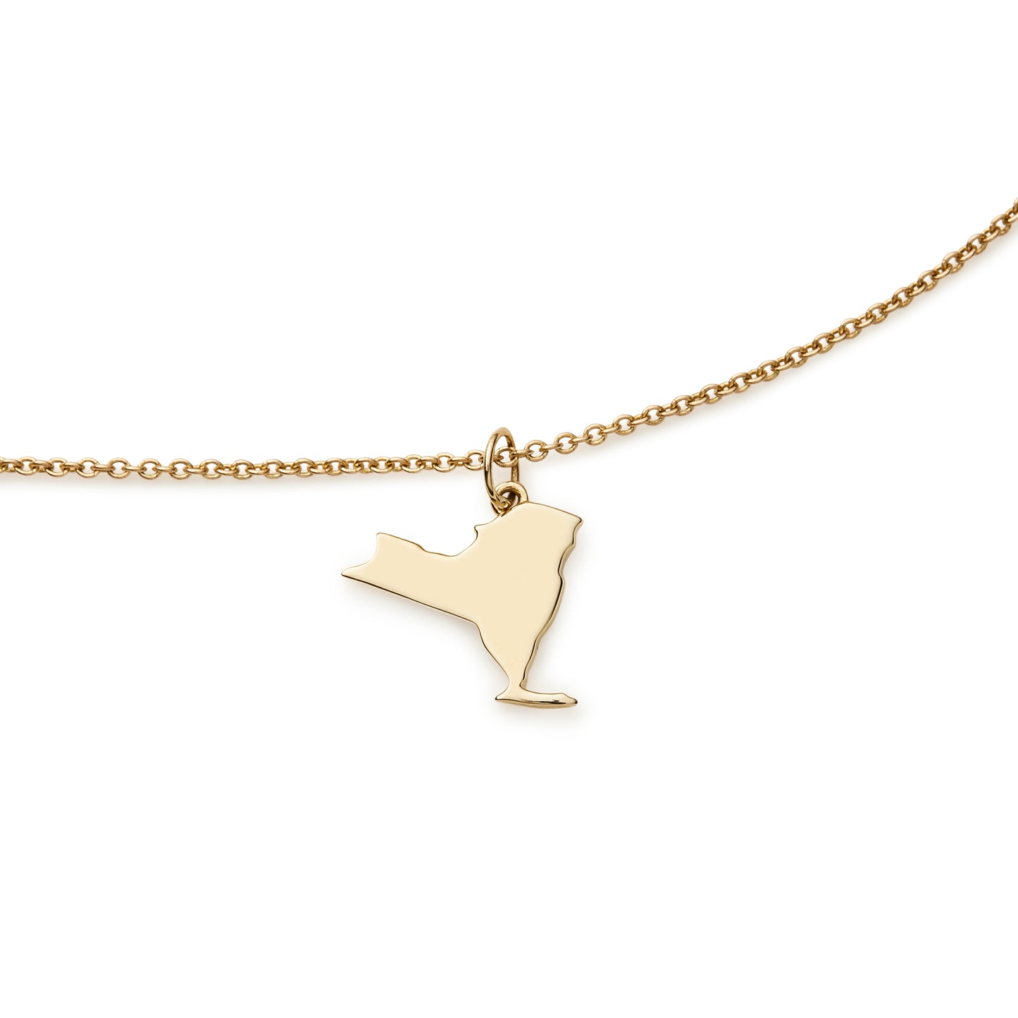 New York City Map Necklace