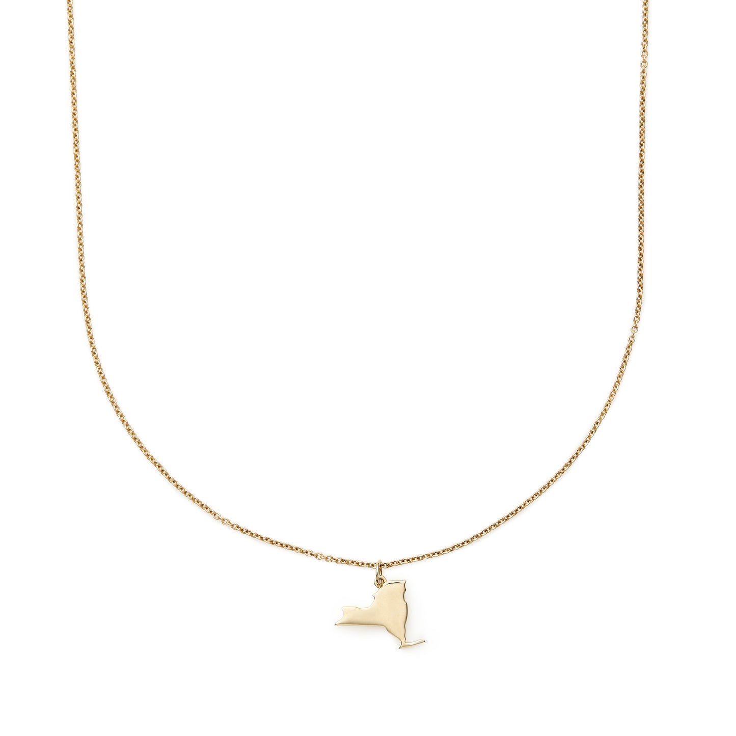 New York City Map Necklace