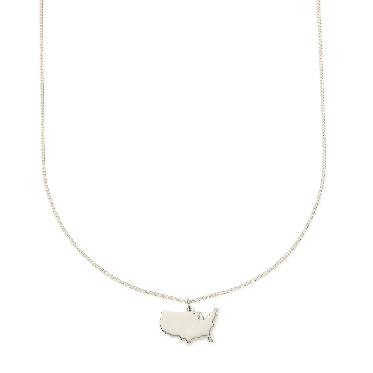 U.S.A Map Necklace