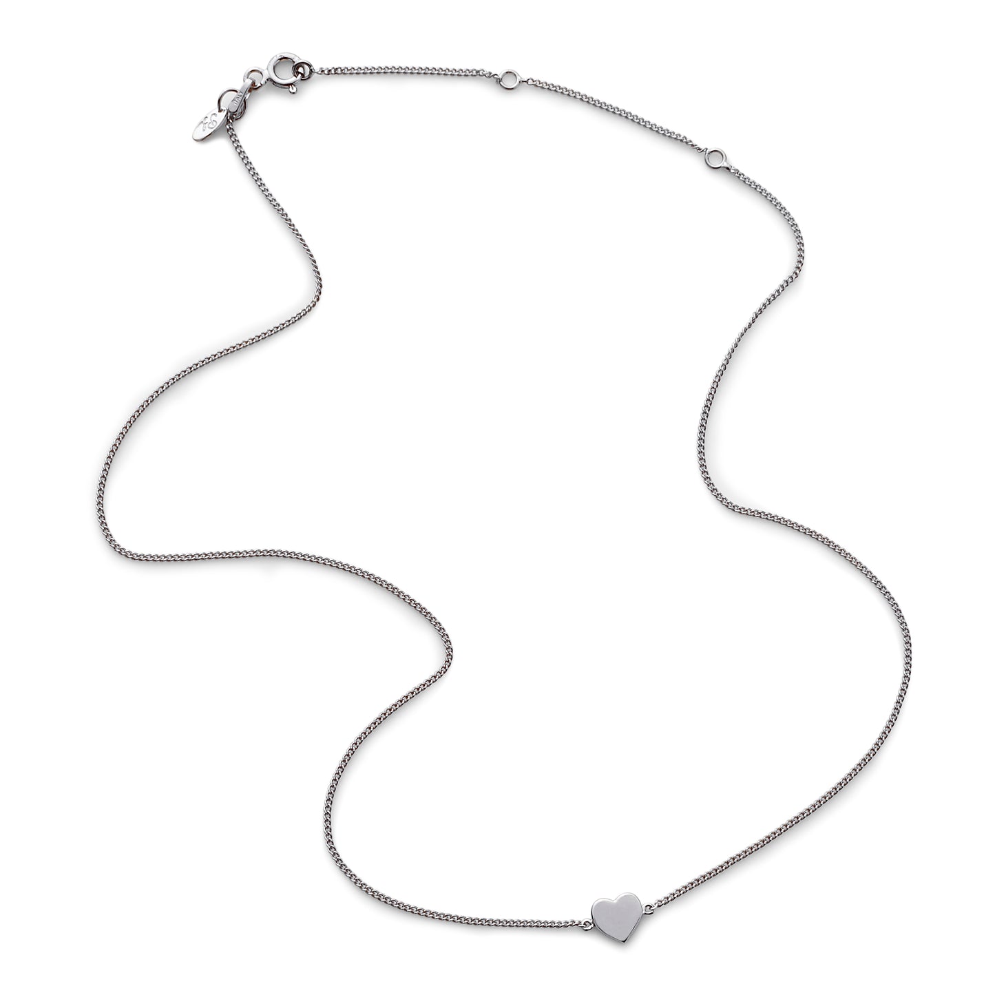 Solid Heart Necklace