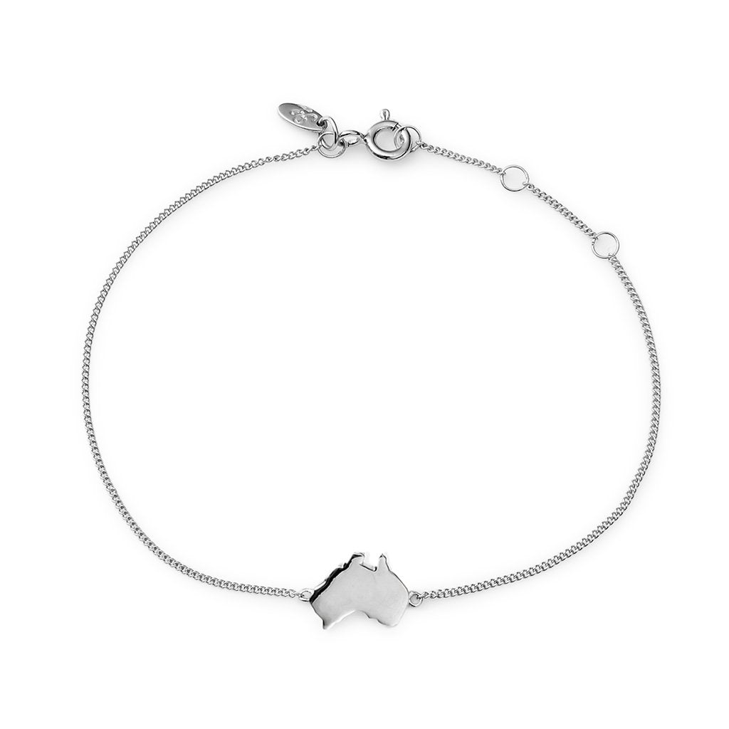 Australian Map Bracelet